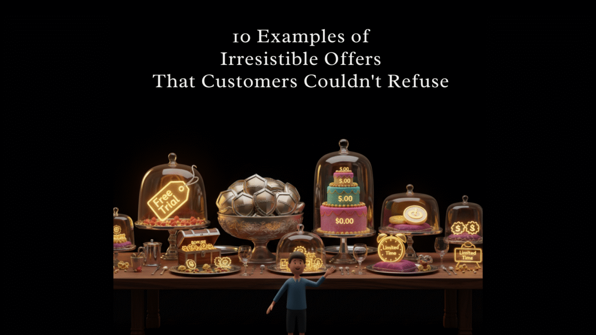 10 examples of Irresistible Offers