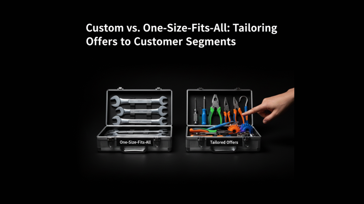 Custom vs. One-Size-Fits-All Tailoring Offers to Customer Segments