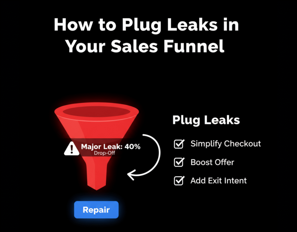 How to Plug Leaks in Your Sales Funnel