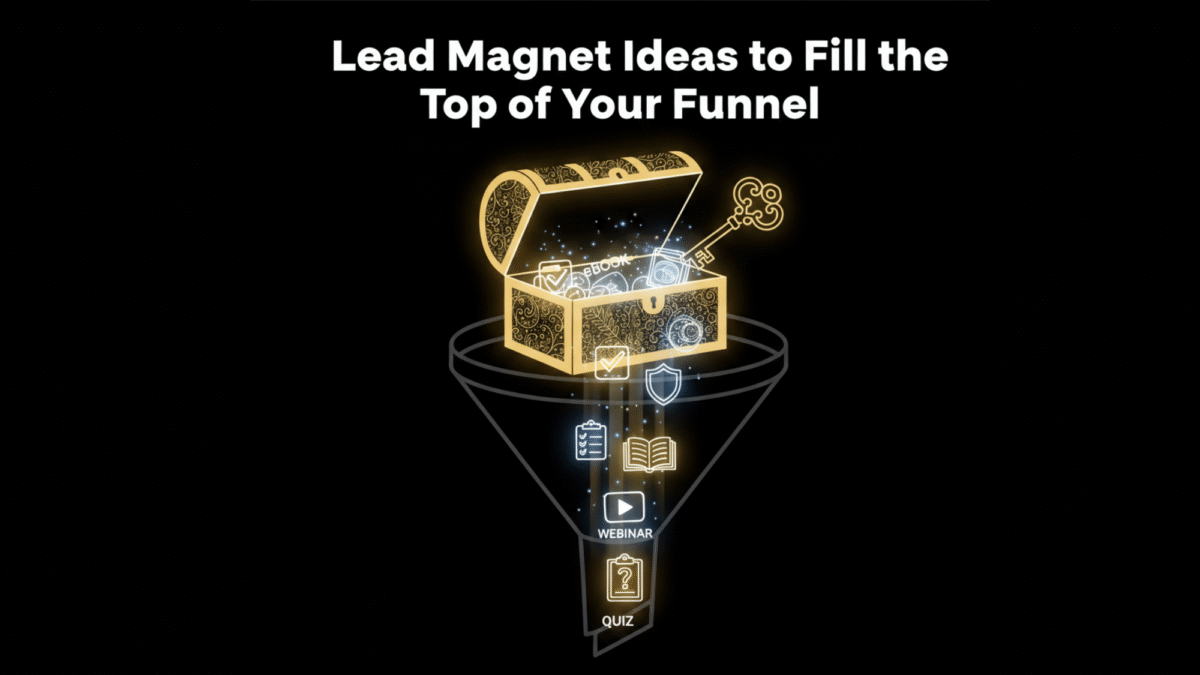 Lead Magnet Ideas to Fill the Top of Your Funnel