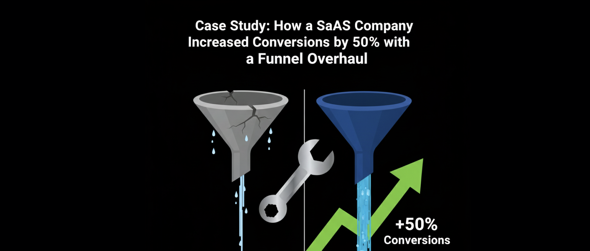 Case Study How a SaaS Company Increased Conversions by 50% with a Funnel Overhaul