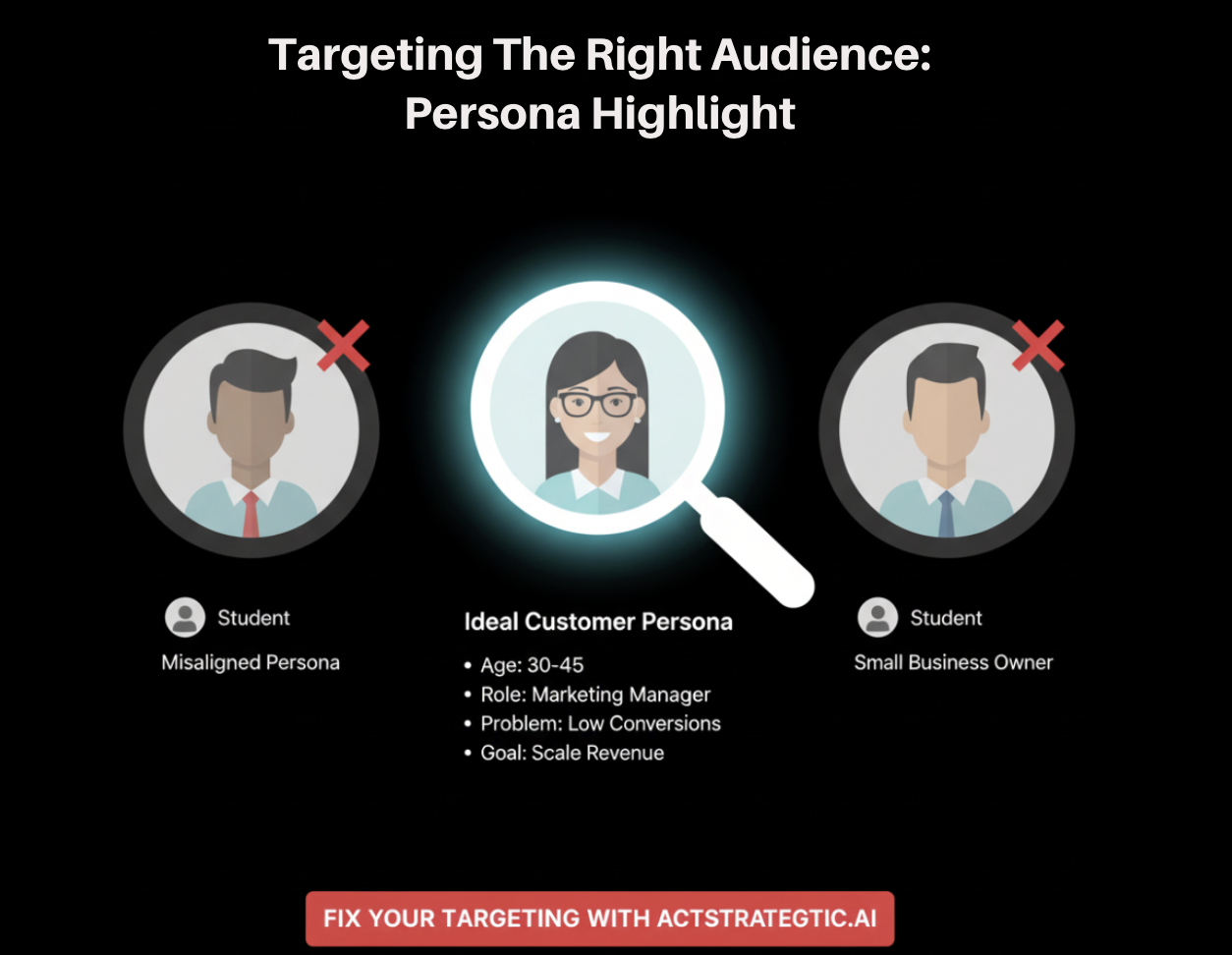 Targeting The Right Audience Persona Highlight