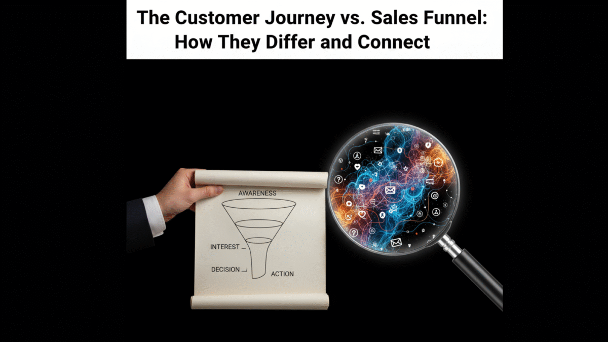The Customer Journey vs. Sales Funnel How They Differ and Connect