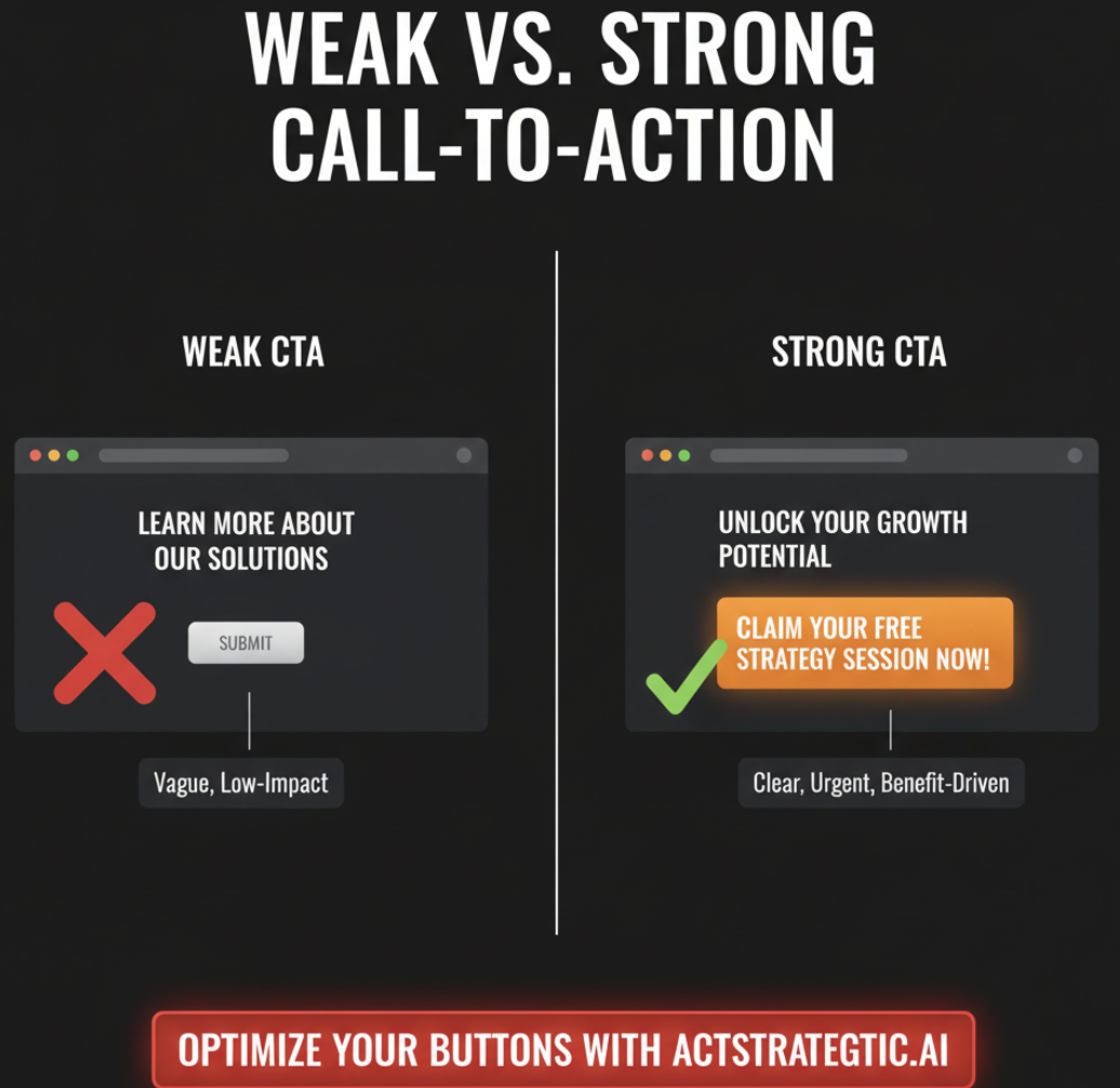 Weak vs Strong CTA