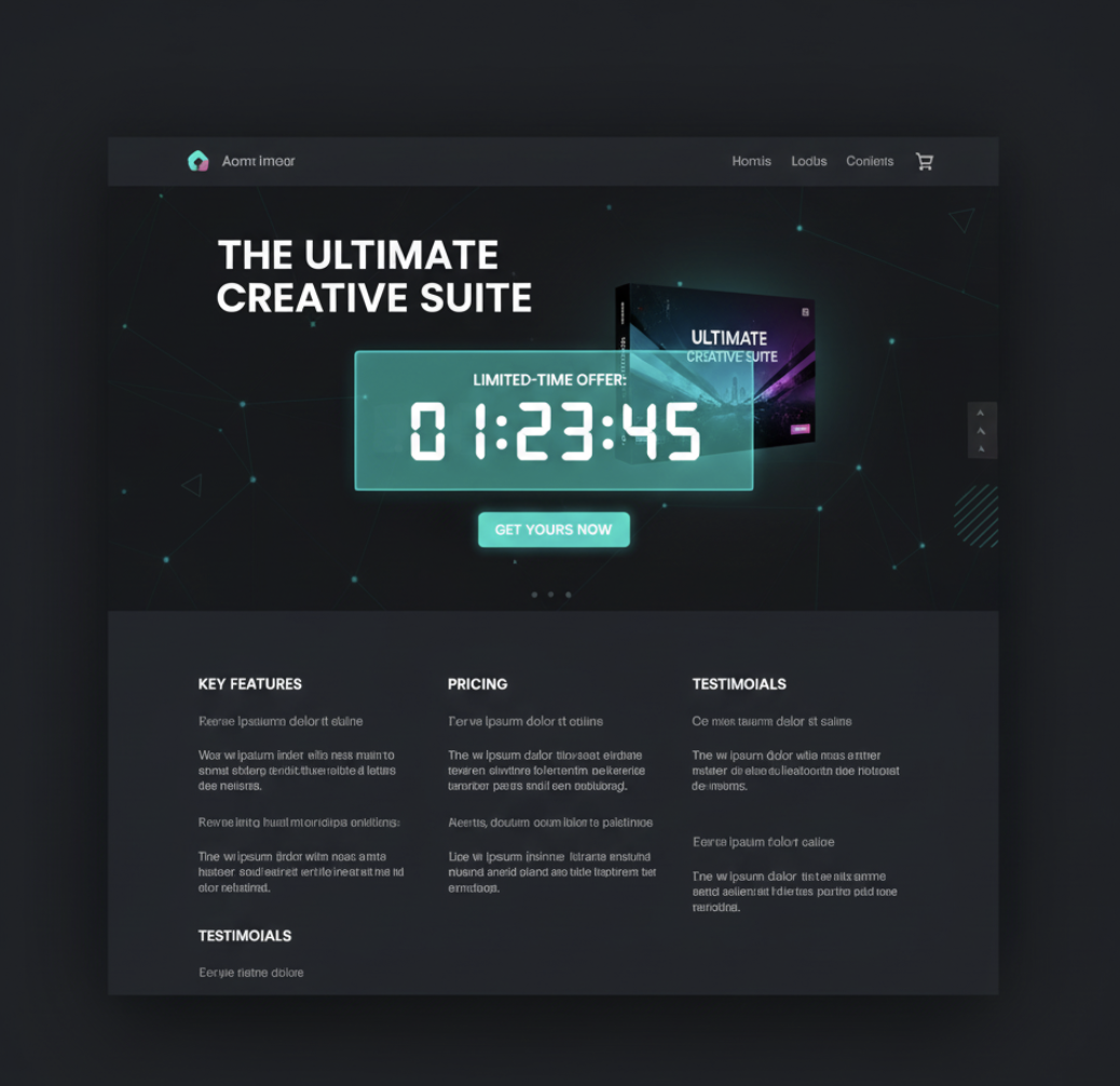 countdown timer for a limited-time offer