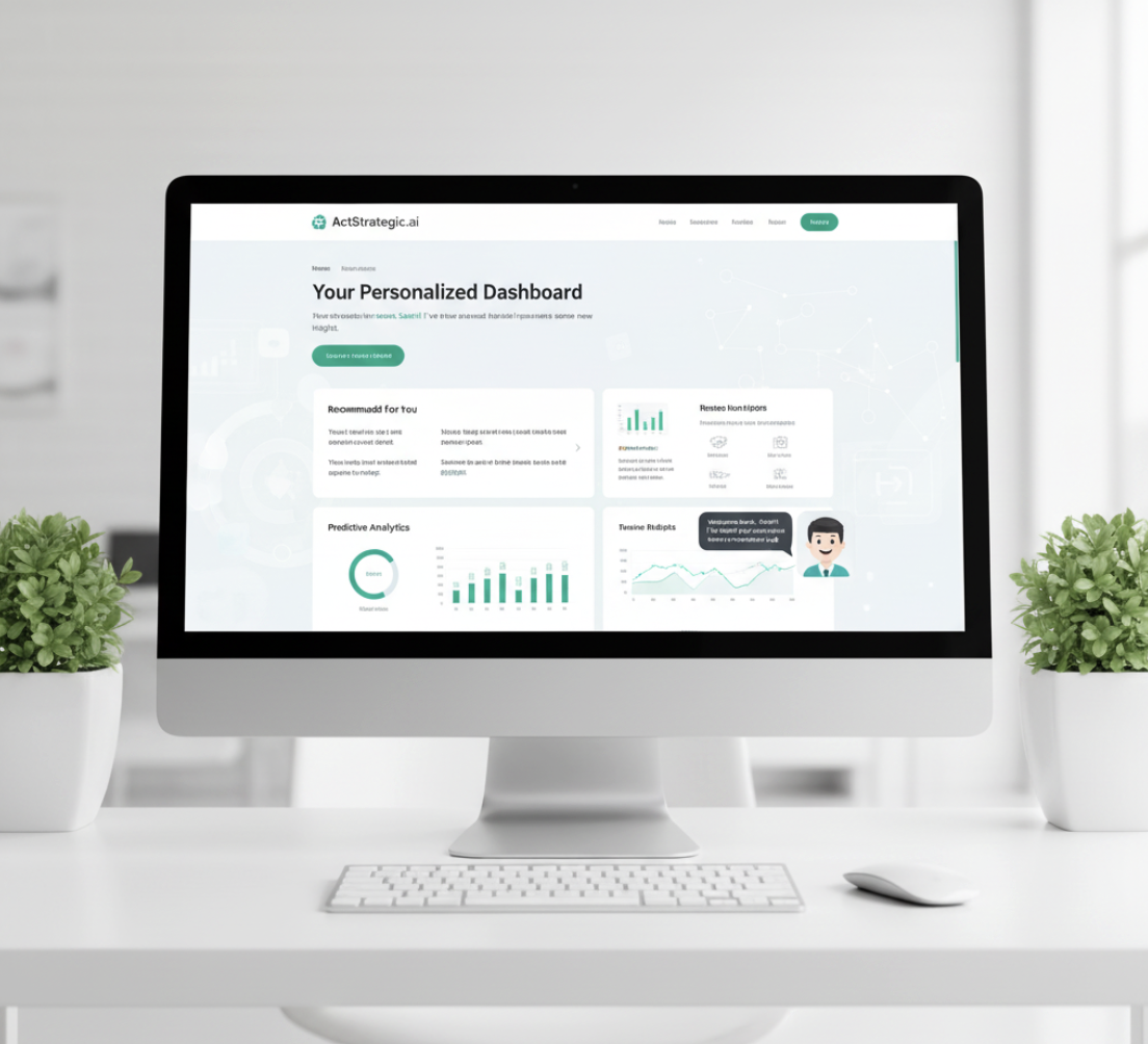 AI-driven personalized website interface