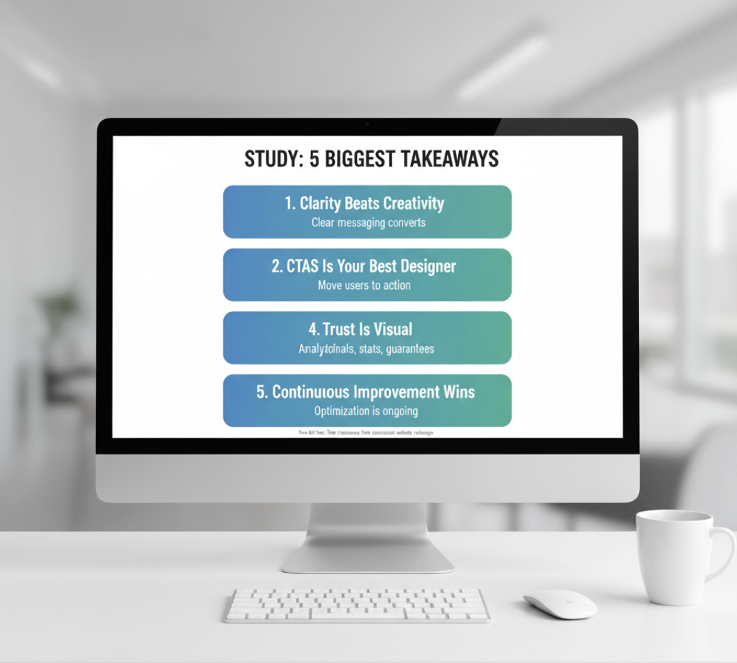 five key takeaways from successful website redesign