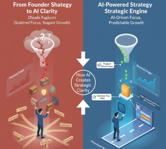 Why Most Founder Strategy Breaks Down (And How AI Fixes It)